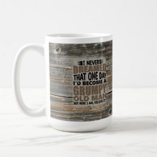 Mug Grumpy Vieux Homme Humour Mug, Don pour papa