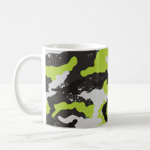 Mug Grunge Camouflage Arrière - plan Vintage