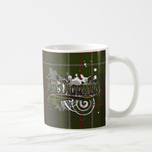 Mug Grunge de tartan de MacDiarmid