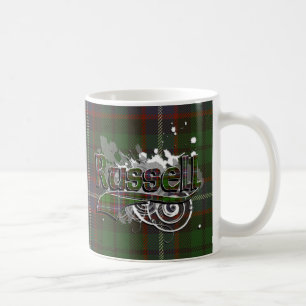 Mug Grunge de tartan de Russell
