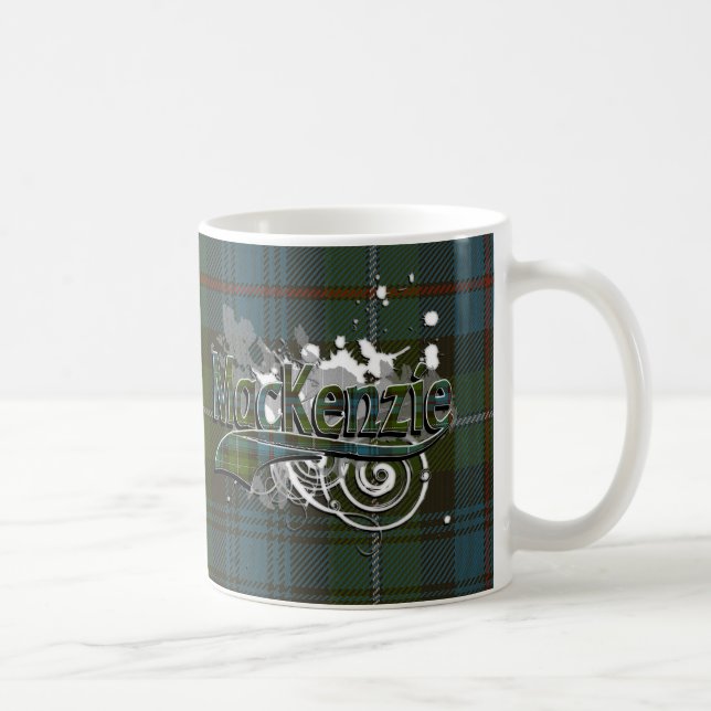 Mug Grunge de tartan du Mackenzie (Droite)