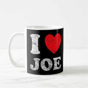 Mug Grunge détendu Style épuisé J'aime Joe