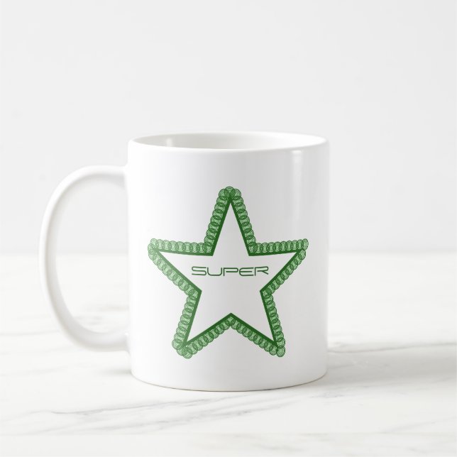 Mug Grunge Superstar Mug, Green Forest (Gauche)