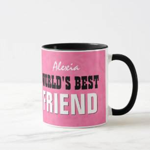 Mug Grunge V25 de rose du meilleur ami du monde