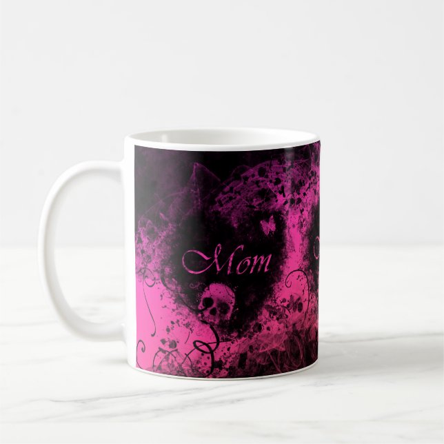 Mug Grungy Goth Heart Maman (Gauche)