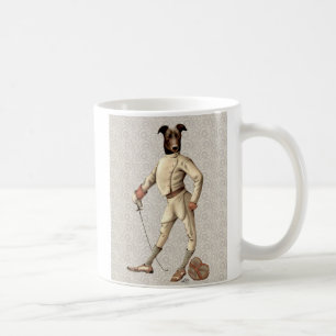 Mug Gryhound Fencer en crème Full 2