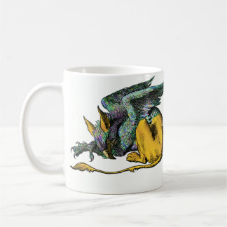 Mug Gryphon - bleu :