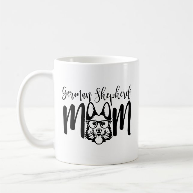 Mug GSD German Shepherd Maman sur (Gauche)
