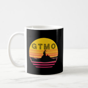 Mug Gtmo Vintage Guantanamo Bay Cuba Coucher de soleil
