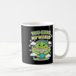 Mug Guac monde drôle nourriture jeu de mots mignon kaw