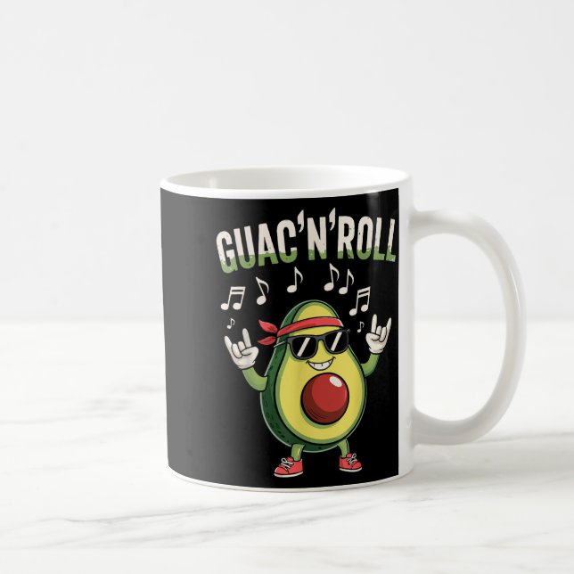 Mug Guac'n'roll rock à l'avocat  (Droite)