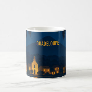 Mug Guadeloupe 971 – Tropical Night Illustration