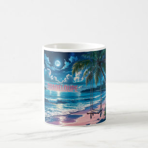 Mug Guadeloupe : Nuit Enchantée sur la Plage Tropicale