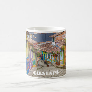 Mug Guatapé, Colombie, rue colorée