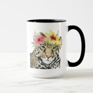 Mug Guépard doux tropical du halo  