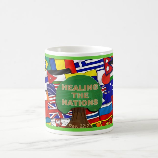 Mug Guérir la boue des arbres des Nations (Centre)
