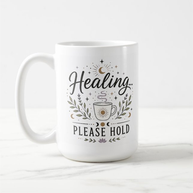 Mug Guérison… Merci de patienter (Gauche)