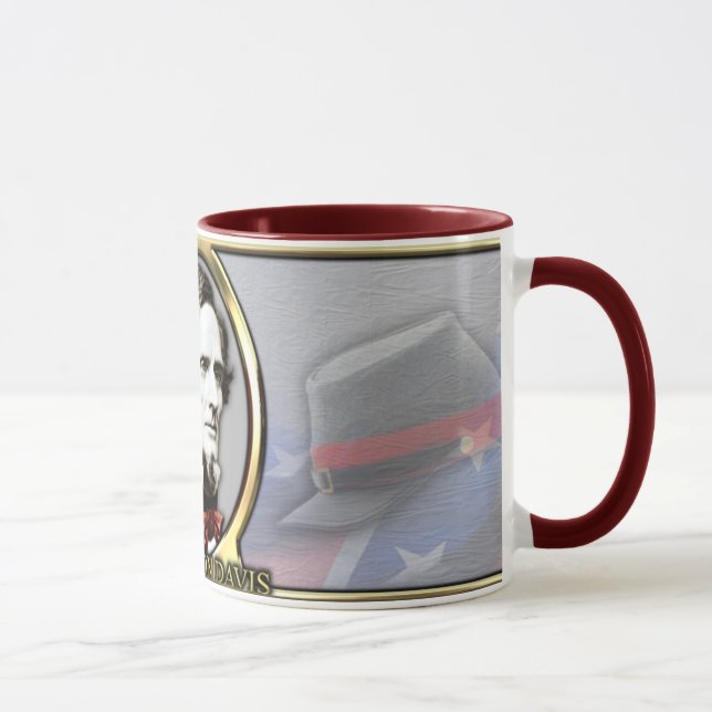 Mug Guerre civile de Jefferson Davis (Droite)