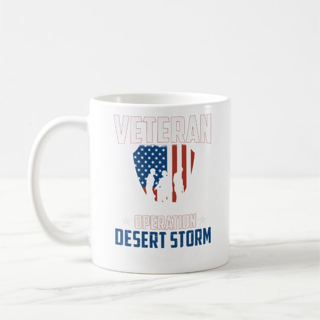 Mug Guerre du Golfe Persique de tempête du désert (Gauche)