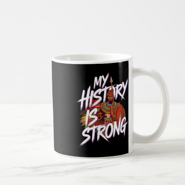 Mug Guerrier afro-américain du Mois de l'histoire des  (Droite)