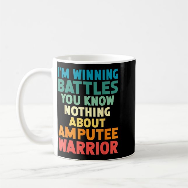 Mug Guerrier Ampu Jambe Ampu Bras Ampu Amputation de l (Gauche)