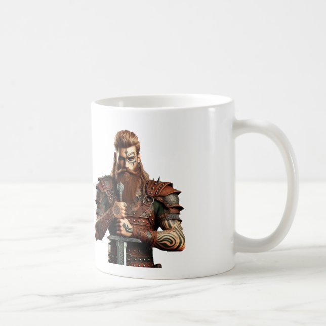 Mug Guerrier avec épée (Droite)