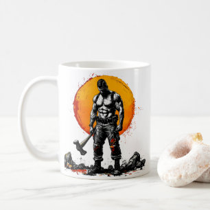 Mug guerrier barbare médiéval imaginaire hummer force