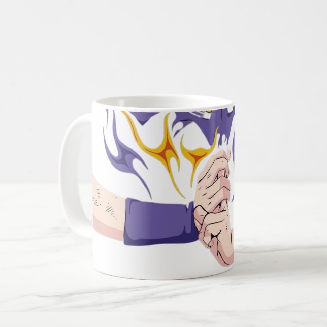 Mug 🌀Guerrier Céleste & Esprit à Neuf Queues (Devant gauche)