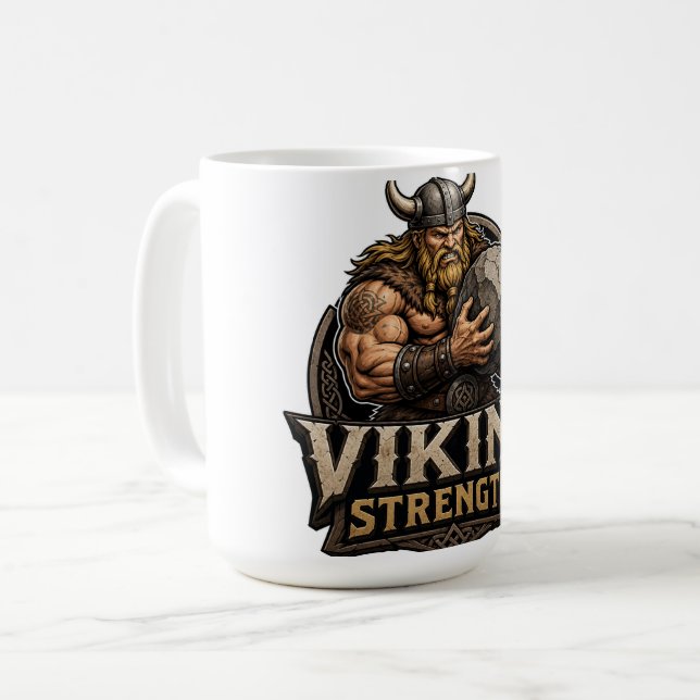 Mug Guerrier de force Viking - Guerrier de la mytholog (Devant gauche)