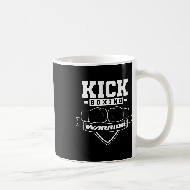 Mug Guerrier de kickboxing Kickbox Kickboxer Kick Boxi (Droite)