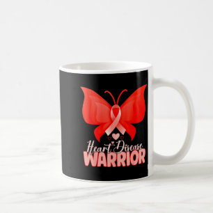Mug Guerrier de la maladie cardiaque Papillon Rouge Ma