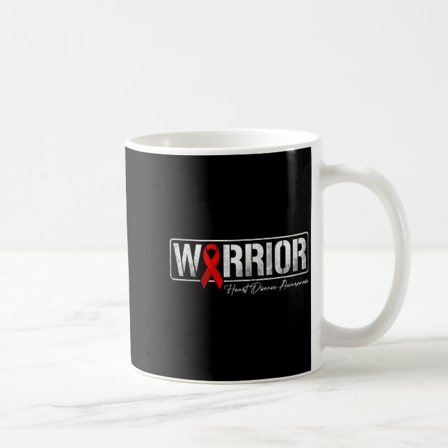 Mug Guerrier de la maladie cardiaque Sensibilisation à (Droite)
