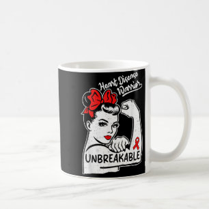 Mug Guerrier de la santé cardiaque Sensibilisation à l