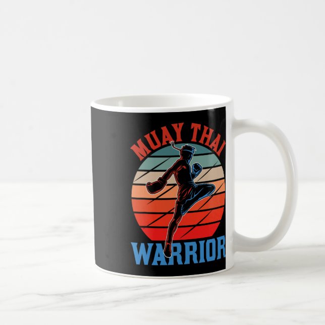 Mug Guerrier de Muay Thai Arts Martiaux Passion Boxe C (Droite)