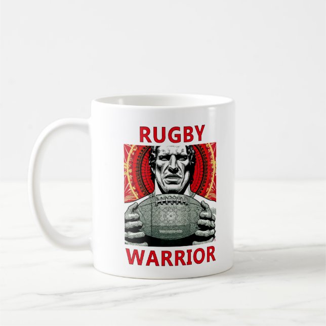 Mug guerrier de rugby (Gauche)