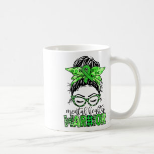 Mug Guerrier de santé Messy Bun Femme Neurodiversité E