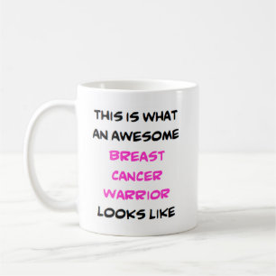 Mug guerrier du cancer du sein, génial