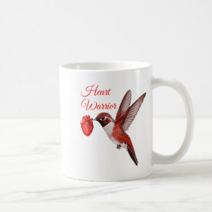 Mug Guerrier du cœur de colibri Sensibilisation aux ma