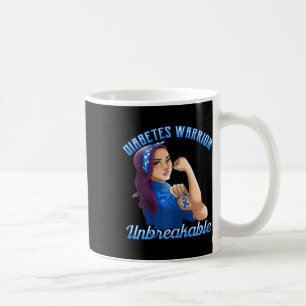 Mug Guerrier du diabète ! Conception De Sensibilisatio