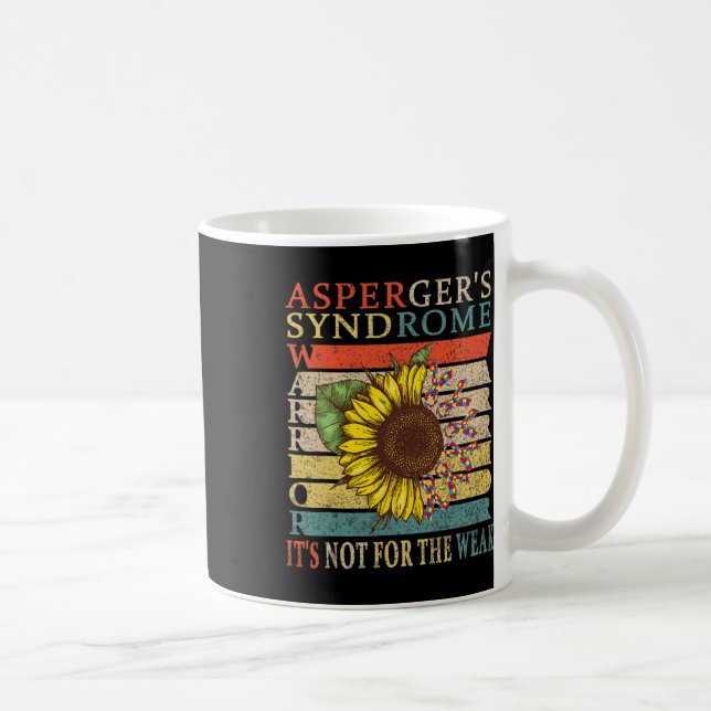 Mug Guerrier du syndrome d'Asperger  (Droite)