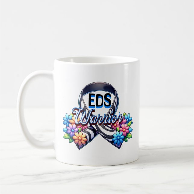 Mug Guerrier EDS | Syndrome Ehlers-Danlos Personnalisé (Gauche)