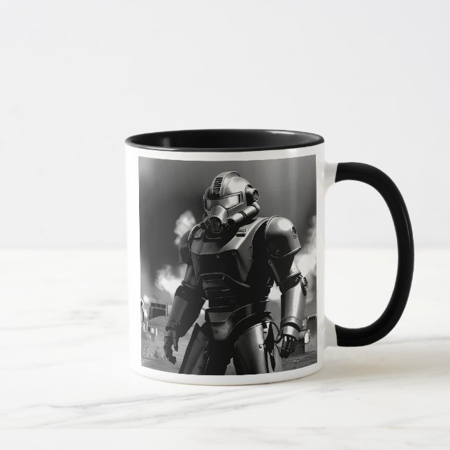 Mug Guerrier en armure futuriste. (Droite)