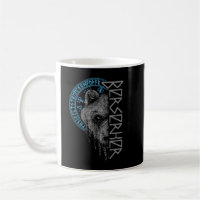 Guerrier Ours Berserk Odin Runes Boussole Nordique