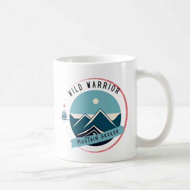 Mug Guerrier sauvage Recherche de montagne (Droite)