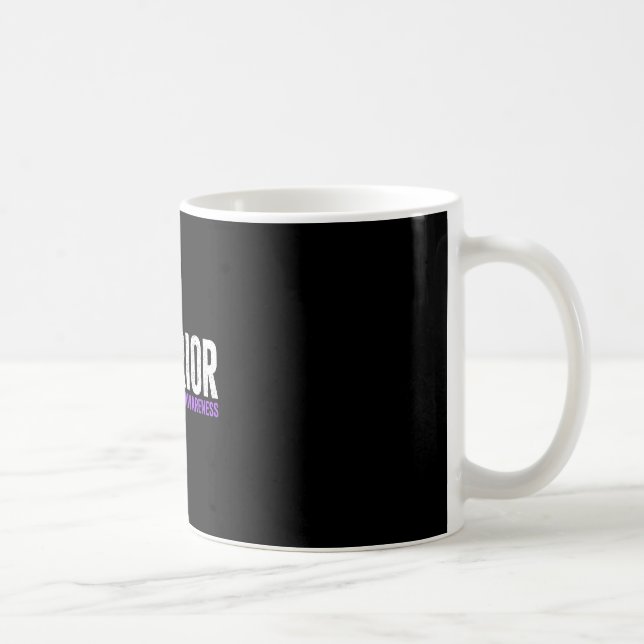 Mug Guerrier survivant combattant sensibilisation lupu (Droite)