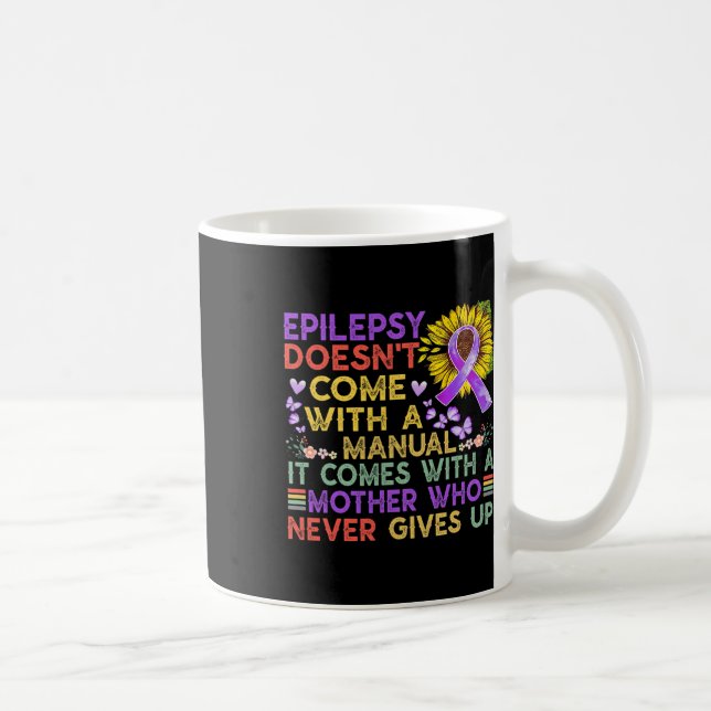 Mug Guerrier tournesol de sensibilisation à l'épilepsi (Droite)