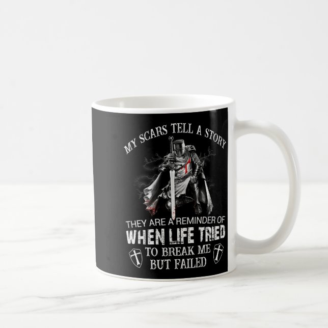 Mug Guerriers Chrétiens Templiers Mes Cicatrices Racon (Droite)