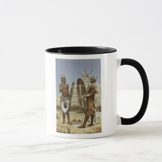 Mug Guerriers de Nyam-nyam de l'histoire de l'humanité (Droite)