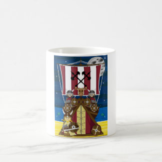 Mug Guerriers et drakkar de Viking de bande dessinée