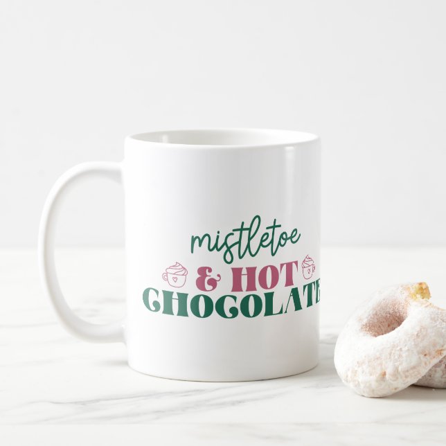 Mug Gui et Chocolat Chaud - Noël (Avec donut)